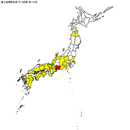 減災協工法の採用マップ